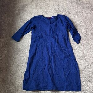 Srishti Blue Indian Kurta Dress SIZE M